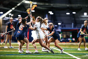 No. 7 Syracuse held No. 2 Notre Dame in check during the second half, delivering an upset win over the Fighting Irish. 