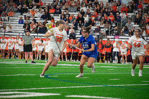 No. 4 Syracuse scored double-digit first-half goals for the second time this season, propelling it to a 15-8 win over Duke.
