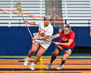 No. 5 Syracuse and No. 12 Stony Brook went back and forth down the stretch, but the Orange dropped their third game of the year in overtime. 